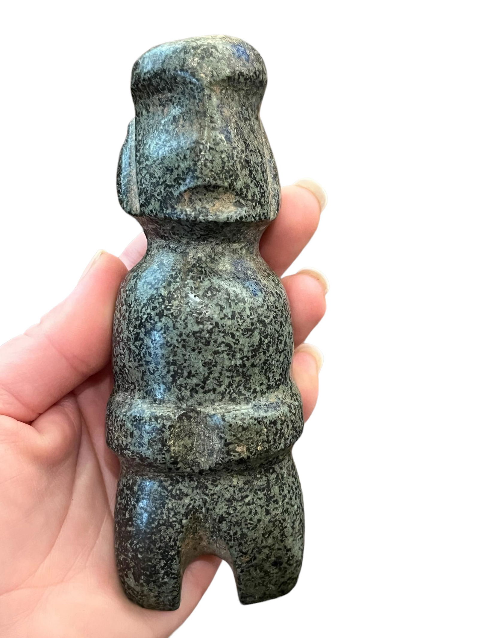 Pre-Columbian Mezcala Green Stone Figure (1 of 6)