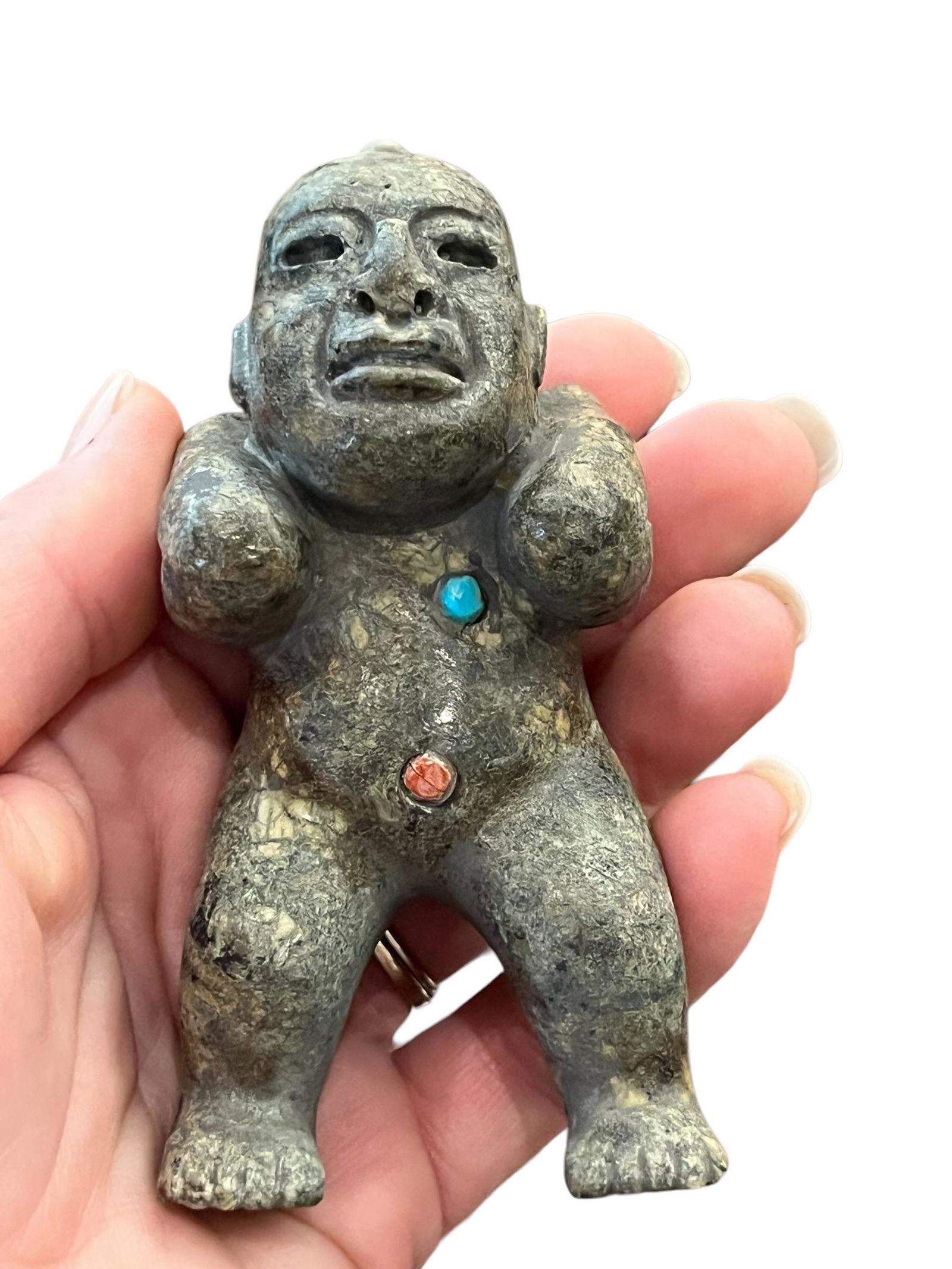 Pre-Columbian Olmec Stone Figure (1 of 9)