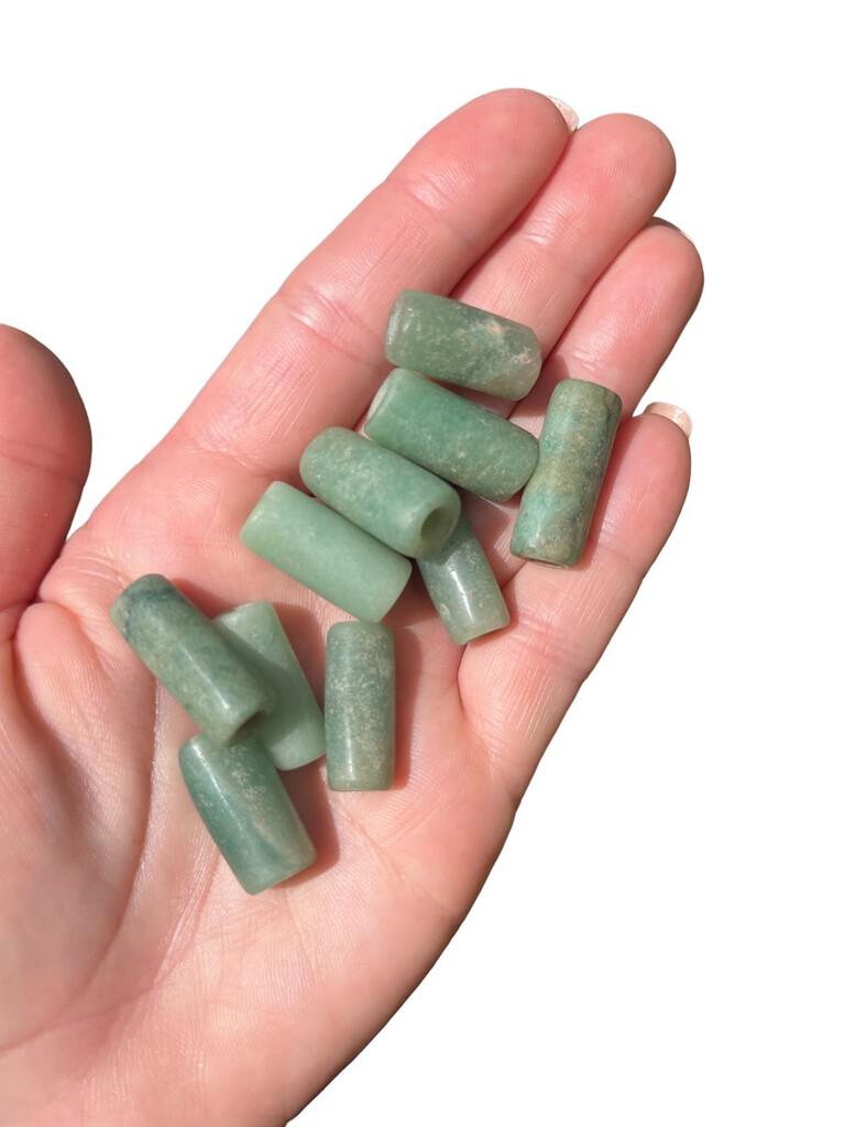 Pre-Columbian Translucent Jade Beads, 10 (1 of 5)