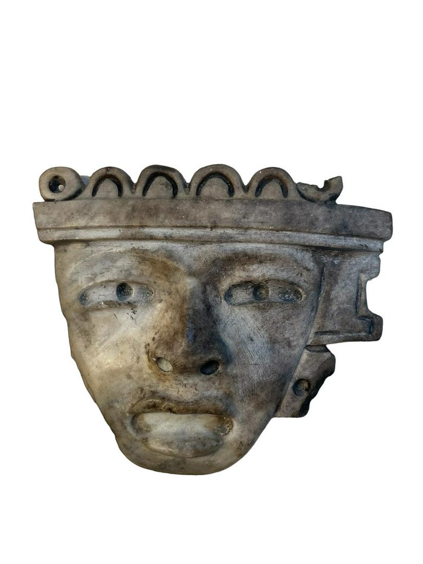 Pre-Columbian Mayan Jade Face (1 of 5)