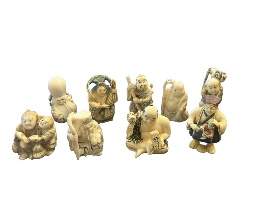 Antique/Vintage Netsukes, Collection of 9 (1 of 7)