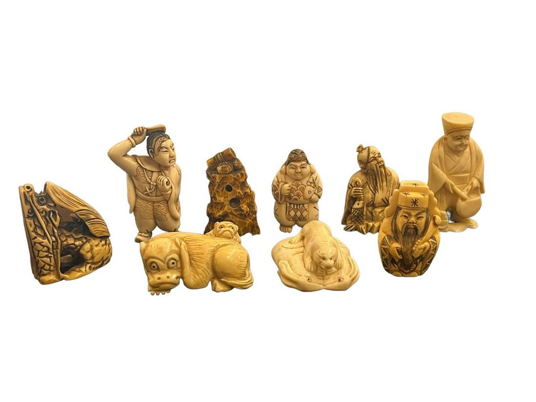 Antique/Vintage Netsukes, Collection of 9 (1 of 8)