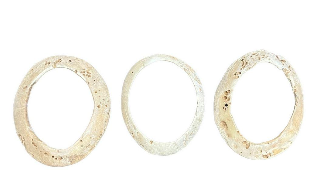 Pre-Columbian Mayan Shell Currency, Set of 3 (1 of 9)