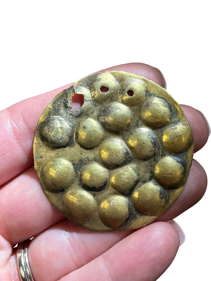 Pre-Columbian Chimu Gold Disc Pendant (1 of 4)