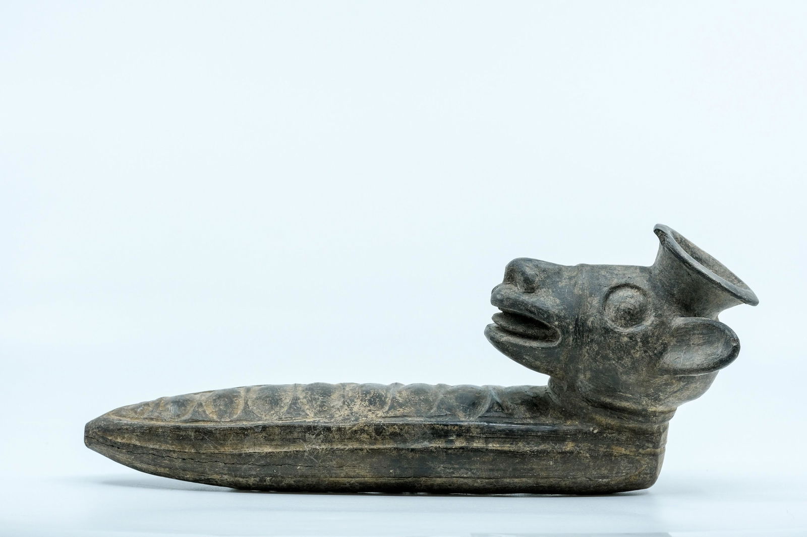 Pre-Columbian Moche Effigy Pipe (1 of 7)