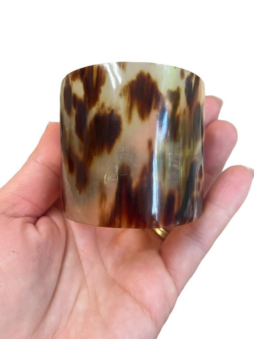 Victorian Tortoise Shell Cuff Bracelet (1 of 5)