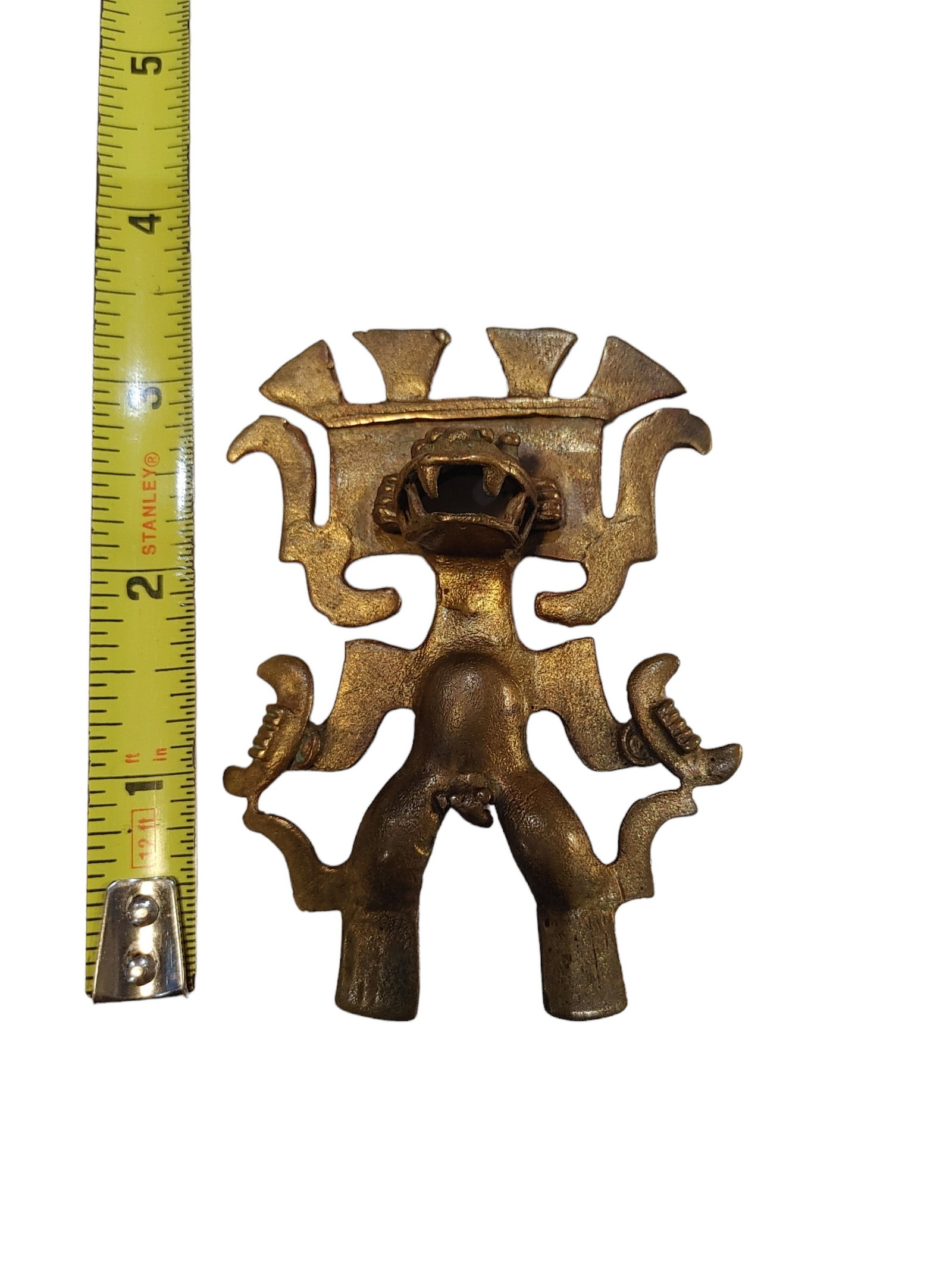 Pre-Columbia Tumbaga Dancing Shaman (1 of 3)