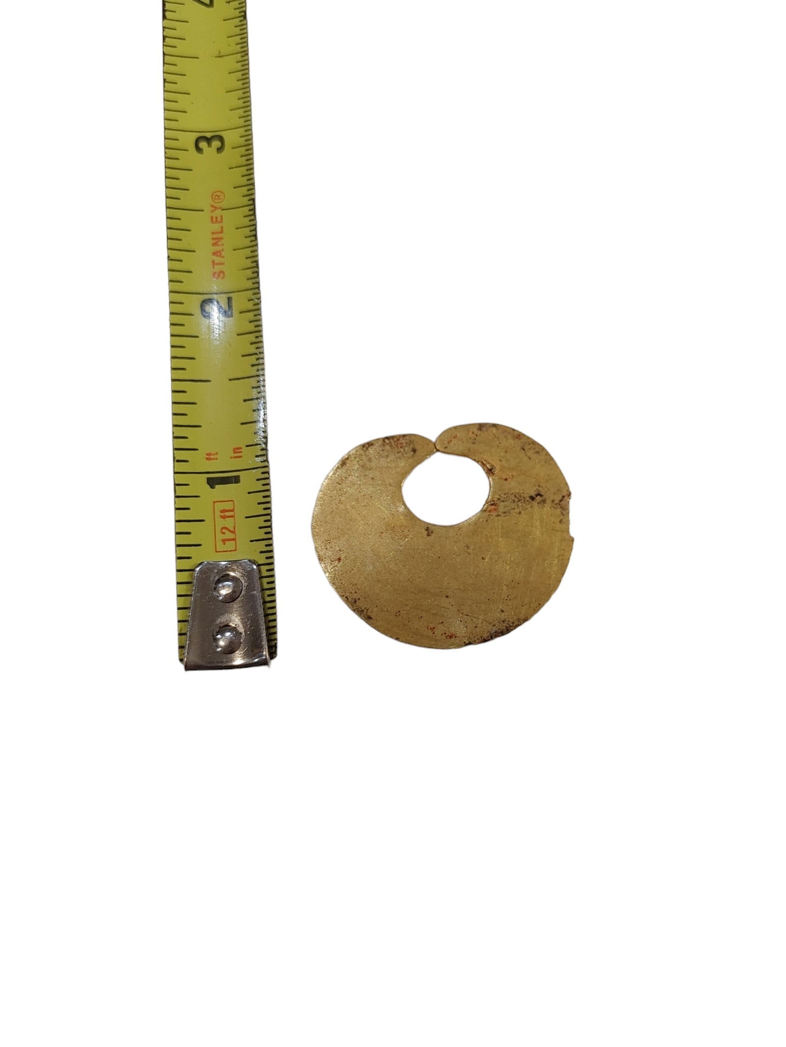 Pre-Columbian Tairona Gold Nose Ring (1 of 3)