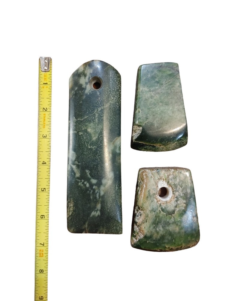 Hongshan Jade Axes, Collection of 3 (1 of 12)