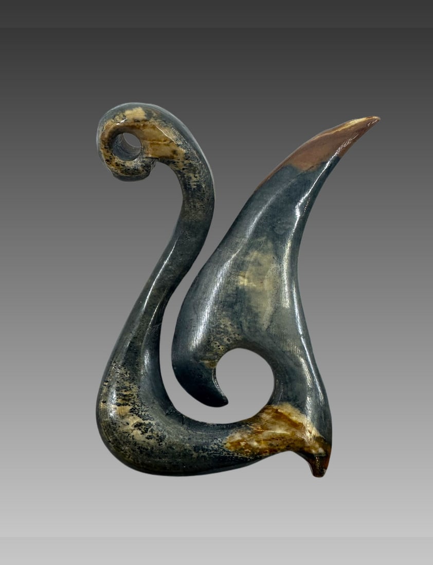 Maori Carved Pendant, mammoth ivory (1 of 3)