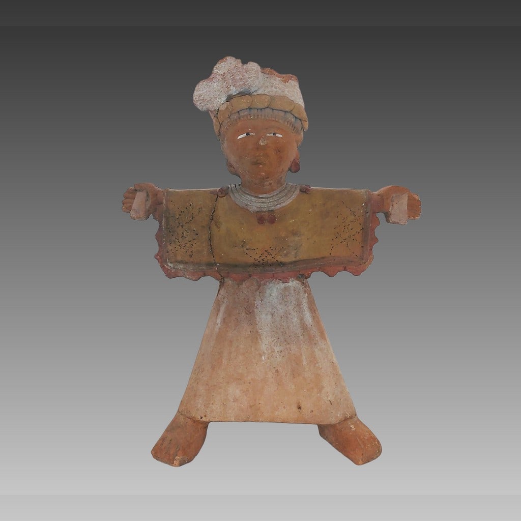 Precolumbian Style Standing Figure Veracruz Remojadas Style Ceramic (1 of 6)