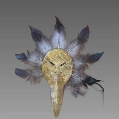 Inuit Carved Spirit Mask (1 of 2)