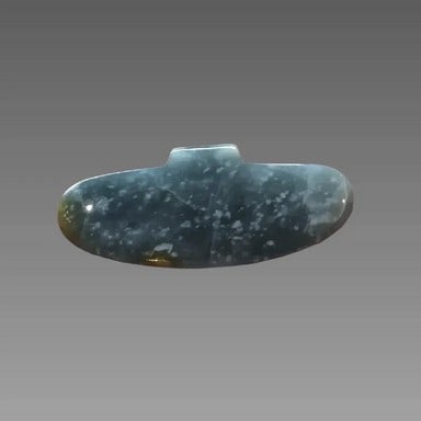 Pre-Columbian Style Batwing Blue Jade Pendant (1 of 4)