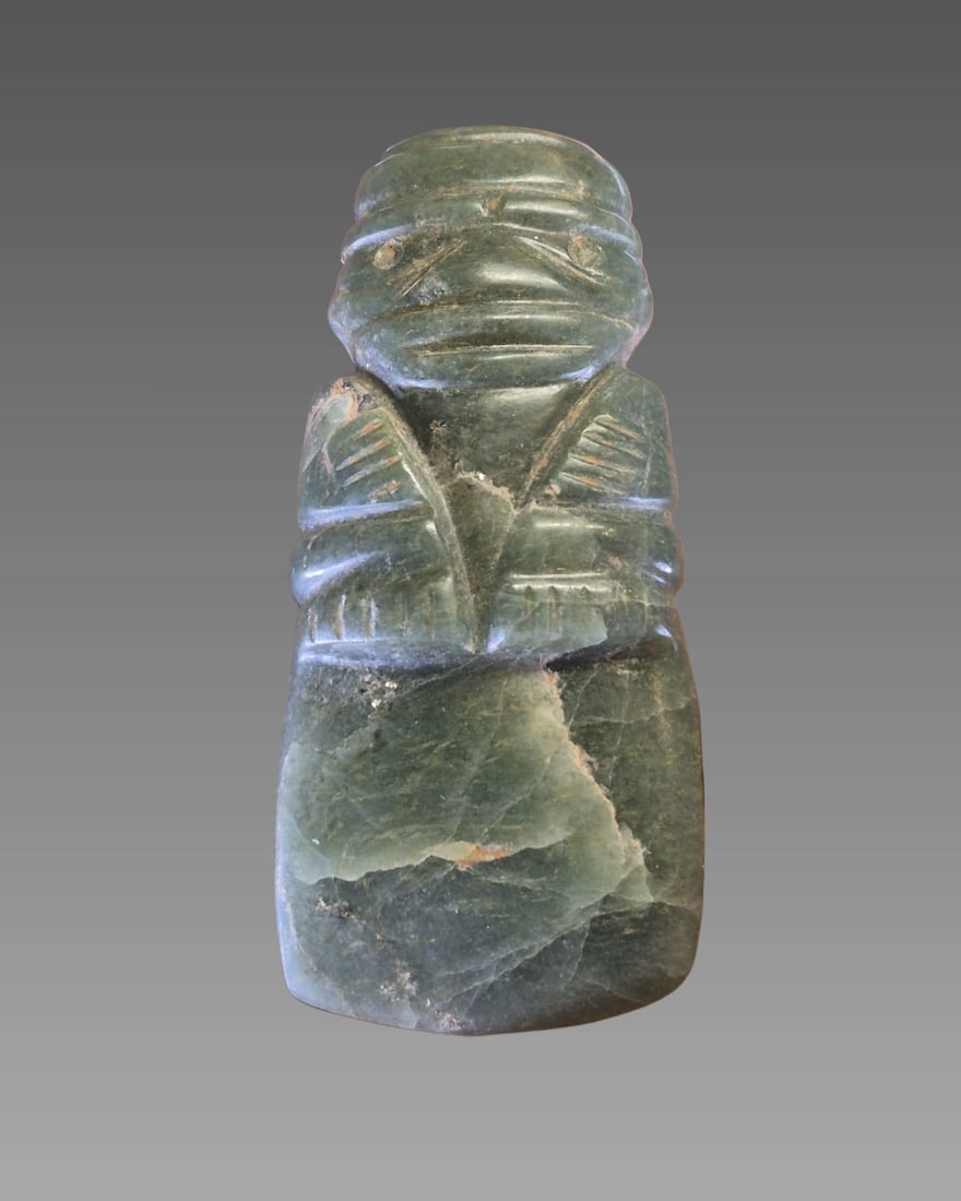 Pre-Columbian Avian Jade Axe God Celt (1 of 5)