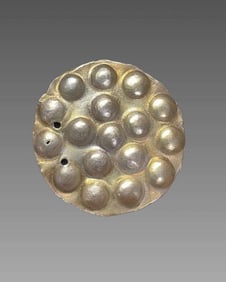 Pre-Columbian Chimu Gold Disc Pendant