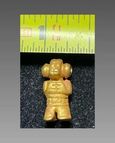 Pre-Columbian Gold Figure Bead