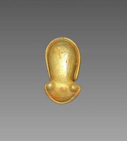 Pre-Columbian Tairona Gold Frog Pendant