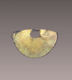 Pre-Columbian Tumbaga Nose Ring, Tairona