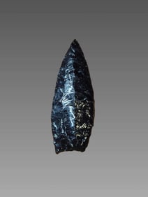Pre-Columbian Mayan Obsidian Blade