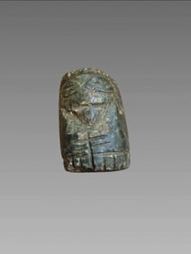 Pre-Columbian Jade Mixtec Penate Pendant