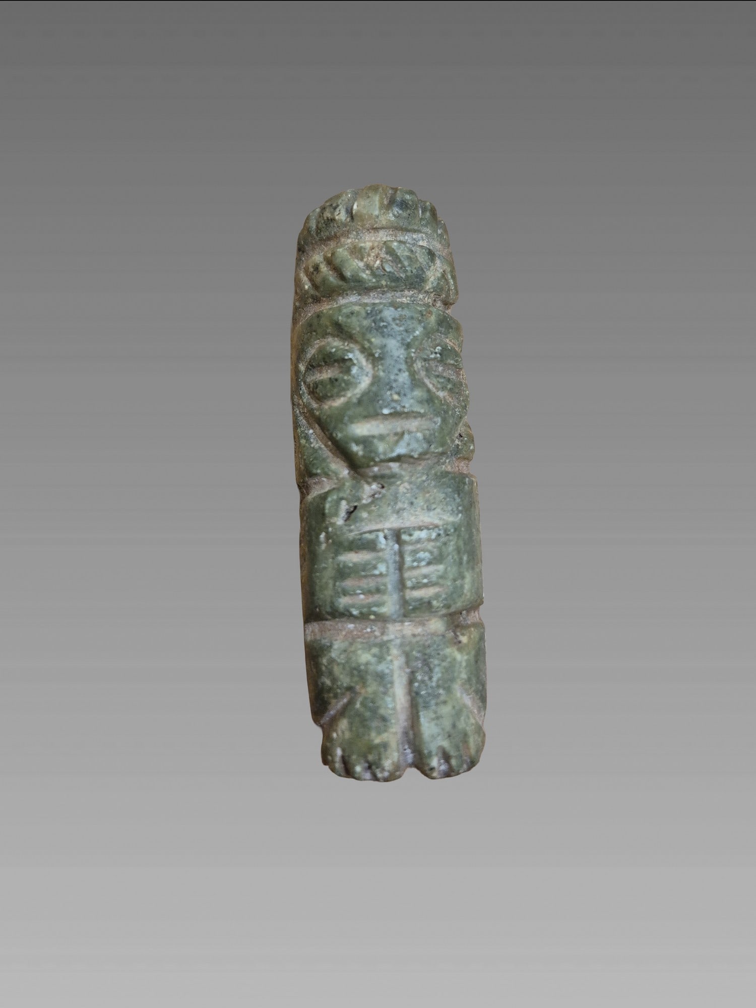 Pre-Columbian Jade Mixtec Penate Pendant (1 of 5)