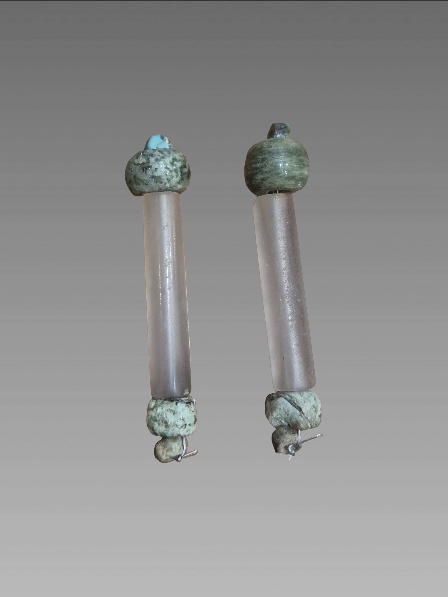 Pre-Columbian Mayan Jade and Crystal Quartz Assemblage (1 of 5)