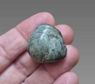 Pre-Columbian Mayan Jade Pendant Bead