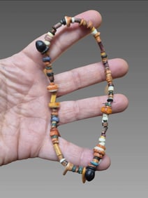 Pre-Columbian Mayan Assorted Stone and Spondyllus Shell Bead Collection