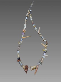 Pre-Columbian Mayan Assorted Stone and Spondyllus Shell Bead Collection