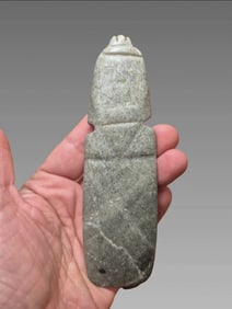 Avian Pre-Columbian Jade Celt, Nicoya Costa Rica