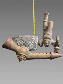 Pre-Columbian Style Polychrome Ceramic Collection