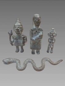 Pre-Columbian Bronze Incan Figures