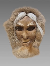 Northwest Inuit Fur Mask