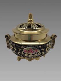 Mid-Century Asian Incense Burner