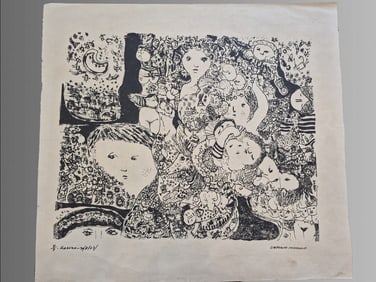 Vintage Mid-Century Art From Havanna Cuba