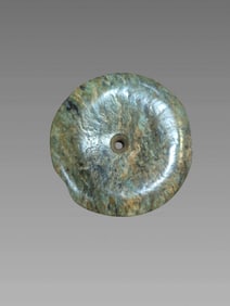 Pre-Columbian Mayan Jade Ear Flare