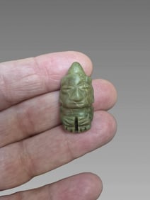 Pre-Columbian Mixtec Jade Penate