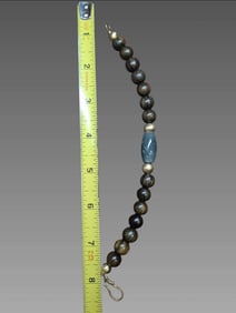 Custom Exotic Hardwood Beaded Bracelet