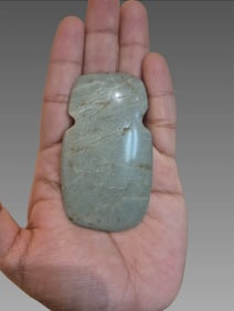 Pre-Columbian Jade Stone Avian Celt