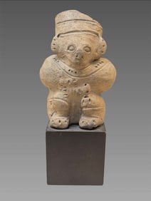 Pre-Columbian Ceramic Clay Effigy Figure