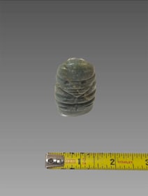 Pre-Columbian Avian Jade Celt Pendant, Nicoya Costa Rica