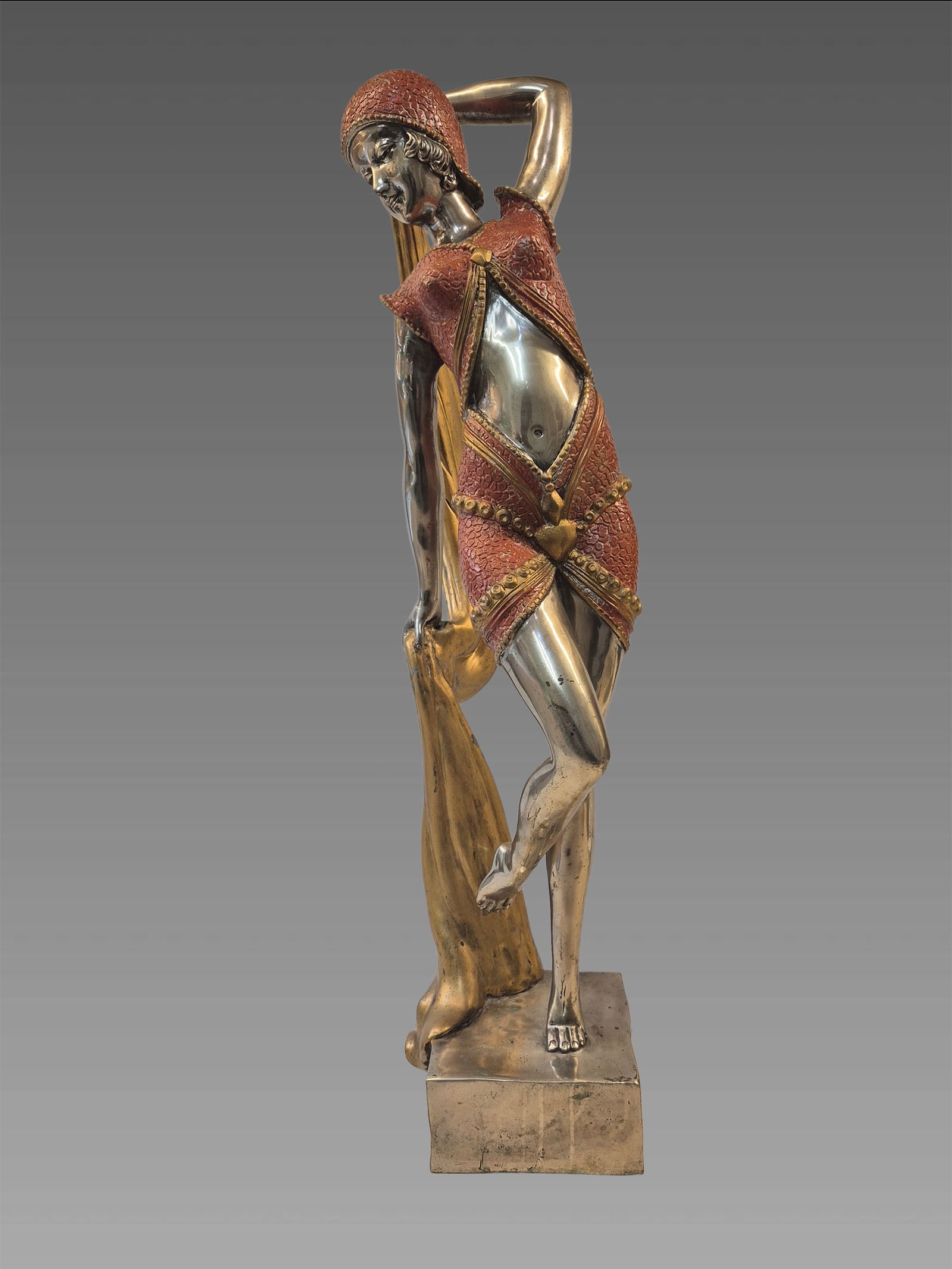 Art Deco Bronze Dancer Sculpture (1 of 6)