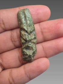 Precolumbian Mezcala Jade Stone Figure