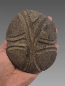 Pre-Columbian Taino Zemi Stamp