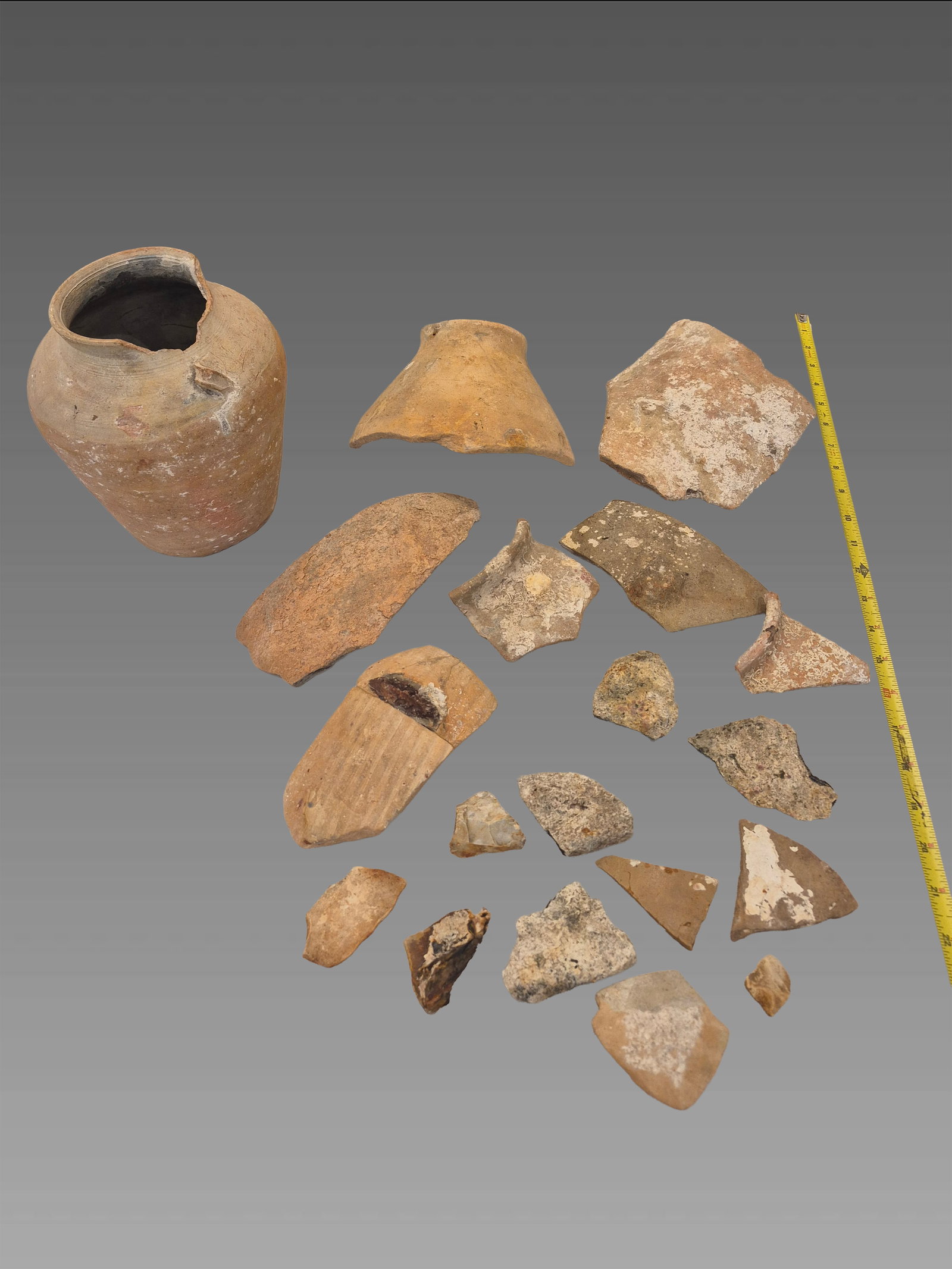 Native American Shipwreck Salvage Pottery, Atlantic Ocean (1 of 14)