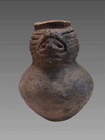 Pre-Columbian Taíno Anthropomorphic Ceremonial Clay Vessel