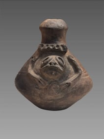 Pre-Columbian Taíno Anthropomorphic Ceramic Vessel