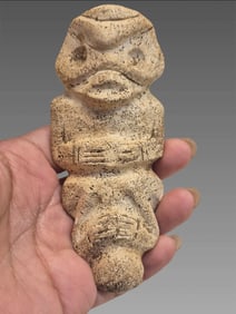 Pre-Columbian Taíno Zemi Effigy Figure