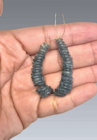 Jadeite Jade Heishi Beads, Guatemala