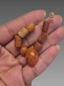Pre-Columbian Tairona Jasper Beads